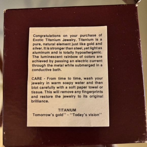 Swirl Titanium Earrings - Picture 2 of 2